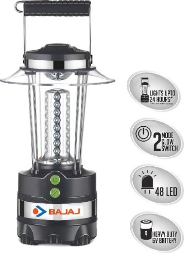 Lantern Emergency Light, Color : Black