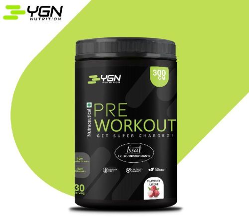 Ygn Nutrition Pre Workout, Color : Black