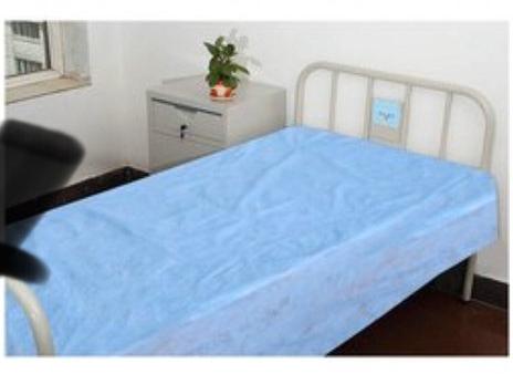 Non Woven Polyester Disposable Bed Sheet, Size : 42'x80'