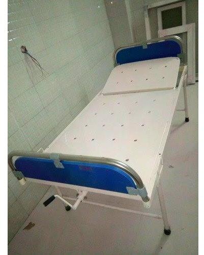 Stainless Steel Semi Fowler Hospital Bed, Size : 2060 X 925 X 590 Mm