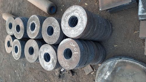 Round Mild Steel Circle, For Construction, Color : Metallic