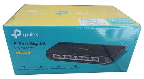 Black TP Link Gigabit Switch