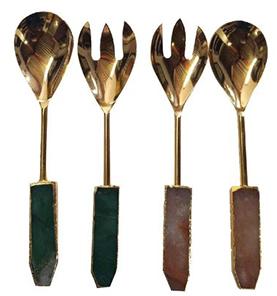 AGATE SERVING SPOONS SET