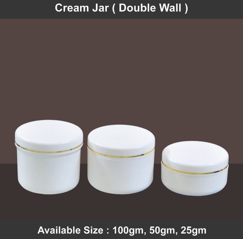 Jyoti Chemicals PP Cream Jar, Capacity : 25grm 50g 100gm