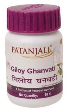 Patanjali Giloy Ghan Vati, Packaging Size : 60 Tablets