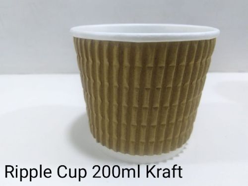 Oval Ripple Paper Cup, For Coffee, Event, Ice Cream, Tea, Size : Multisizes