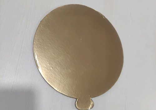 Round Cardboard Cake Base Boards, Color : Golden