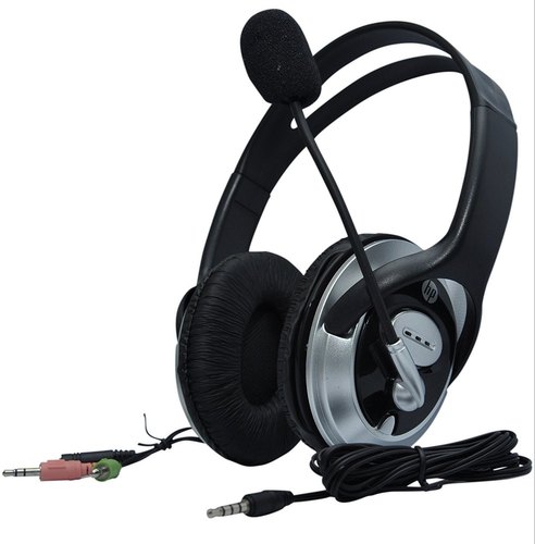 HP Headphone, Color : Black