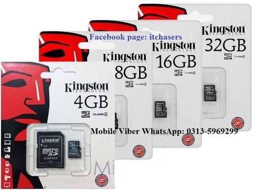 Kingston Mobile Phone Memory Card, For Tablet