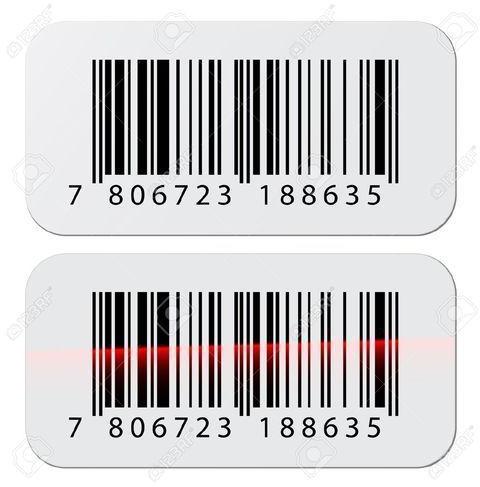 Printed Paper Barcode Label Sticker, Packaging Type : Roll