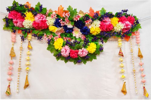 Artificial Flowers Traditional Door Hangings, Size : 40'