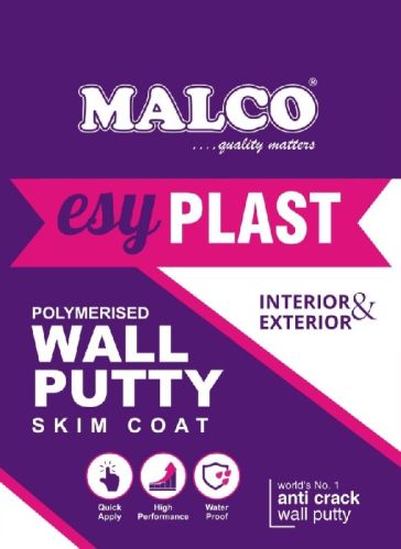 MALCO White Cement Wall Putty, Certification : Brand Certified