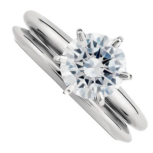 Solitaire Diamond Engagement Ring, Purity : VVS1