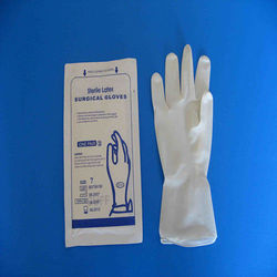 Latex Surgical Gloves, Color : White