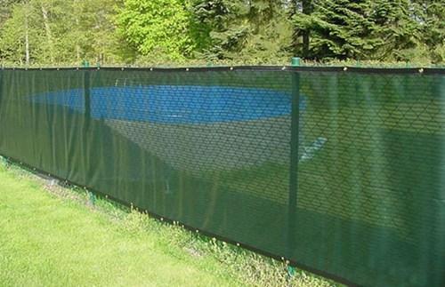 Metal Garden Chain Link Fencing, Color : Green
