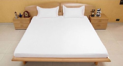 DOUBLE BEDSHEET 120TC (B) PLAIN, Size : 90'X100', 90'X108', 108'X108', 112'X112', 100'X108'