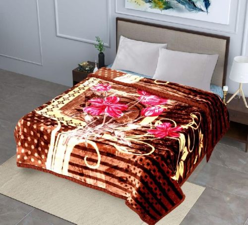 Flannel Blanket, For Double Bed, Technics : Handloom