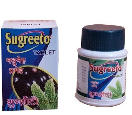 Sugreeto Sugar Control Tablets, Packaging Type : Plastic Bottle