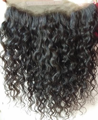 Deep Curly Lace Hair Frontal, For Parlour, Personal, Length : 20 Inch