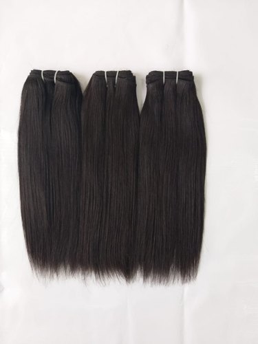 IRHE Straight Machine Weft Hair, For Parlour, Personal, Length : 8-40 Inch