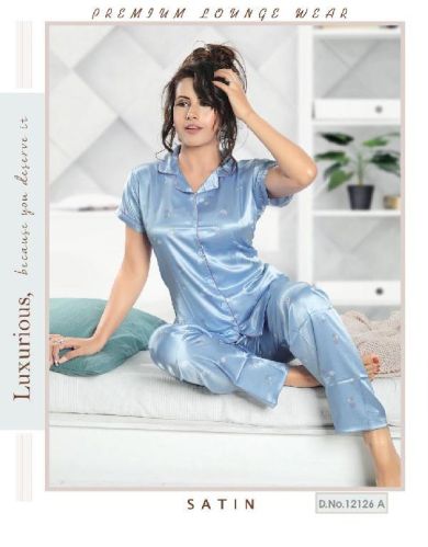 Printed Ladies Satin Wear, Size : M, Xl