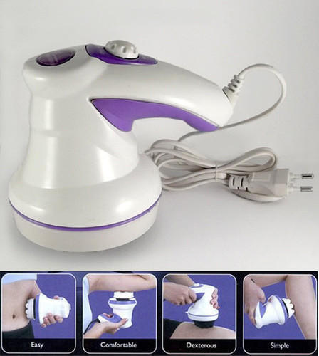 Body Massager, Color : White, Purple