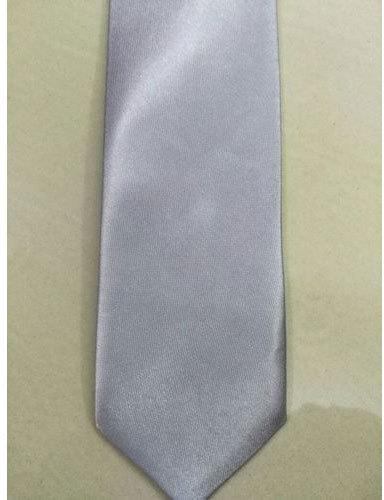 Plain Corporate Uniform Ties, Color : Silver