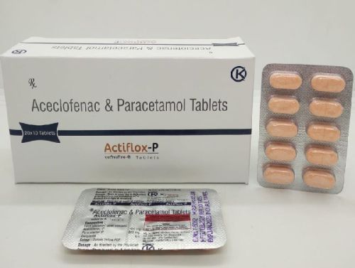 Aceclofenac Paracetamol Tablets, For Clinic, Hospital