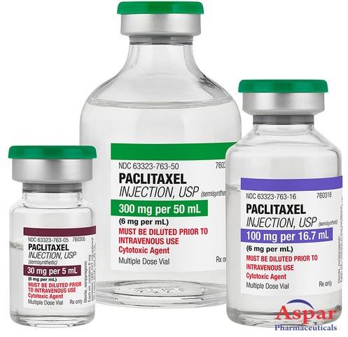 Paclitaxel Injections, Packaging Type : Vial