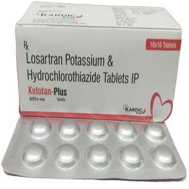 Losartan Potassium Hydrochlorothiazide, For Hospital, Packaging Type : 10*10