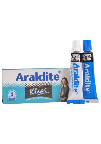 Araldite Klear Epoxy Adhesive-Tube Pack, Color : White