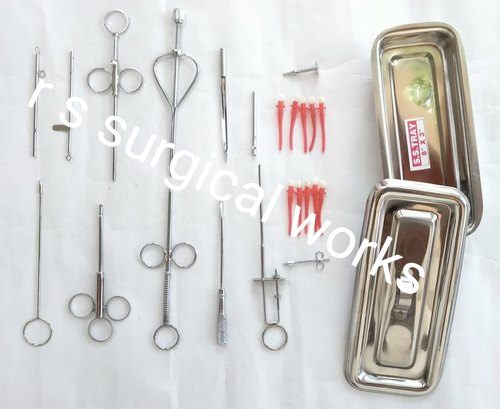 Teat Surgical Instrument Kit For Veterinary Equipment