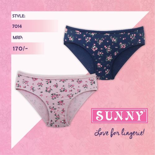 Sunny Hosiery Ladies Panty Printed 7014, Size : Medium