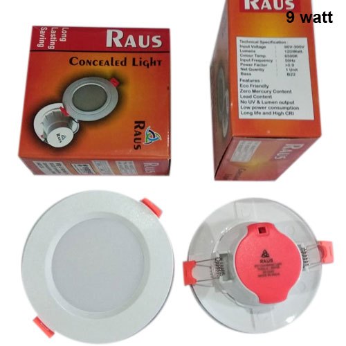 9 Watt LED Concealed Light