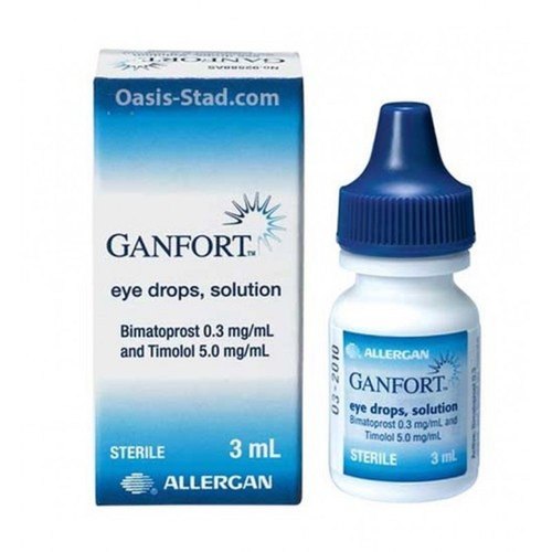 Plastic Ganfort Allergan Eye Drop, Bottle Size : 3 Ml