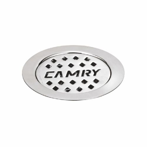 Camry Stainless Steel Round Drain Covers, For Bathroom, Color : Silver