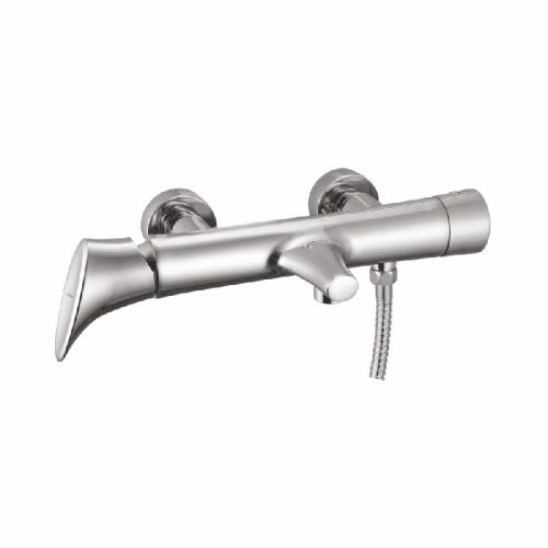 Camry Stainless Steel Polished Single Lever Wall Mixer, For Bathrooms, Color : Silver