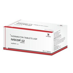Ivecop 12 Ivermectin Tablets, Packaging Type : Box