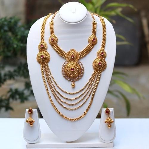 Polished Artificial Necklace Set, Feature : Durable, Fine Finishing, Good Quality, Shiny Look, Unique Designs