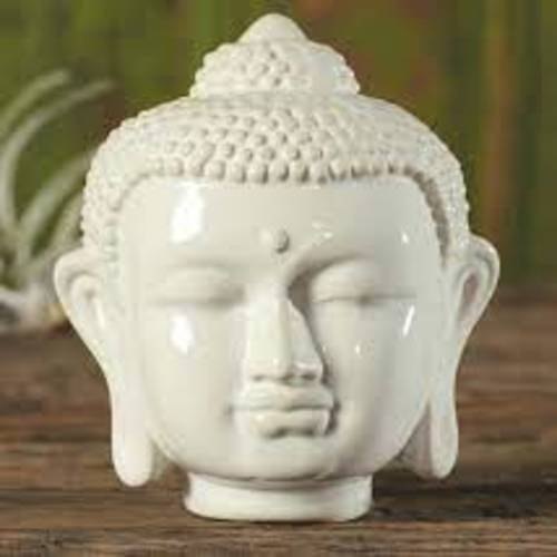 Abobh Crafts Polished Ceramic Gautam Buddha Sculpture, Length : 20mm, 30mm, 40mm