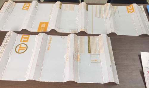 Polycarbonate Corrugated Profiled Sheet, Color : Transparent