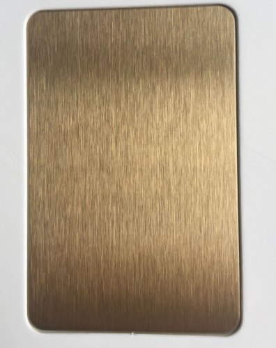 Navkar Metal Polished Stainless Steel Coloured Sheet, Color : Golden