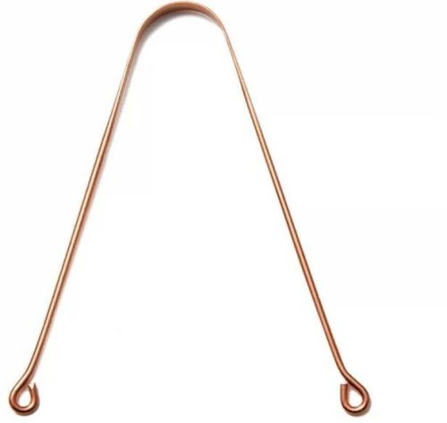 Polished Copper Tongue Cleaner Standard