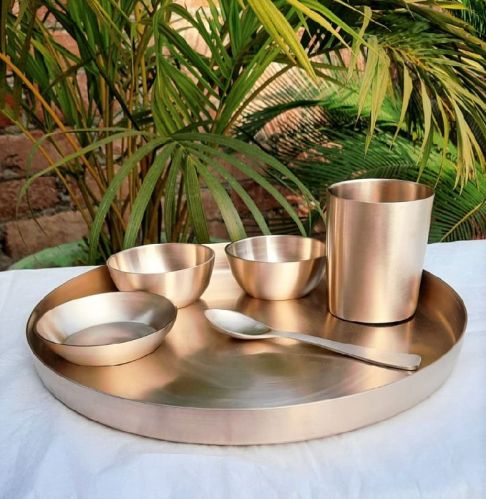 Kansa/Bronze Kansa Thali Set Multisize
