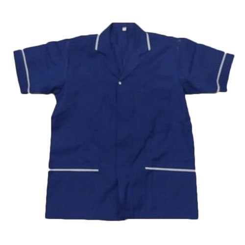 Half Sleeves Navy Blue Hospital Staff Uniform, Size : XL, XXL