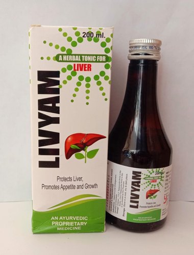 Livyam Ayurvedic Liver Tonic, Packaging Size : 200 Ml