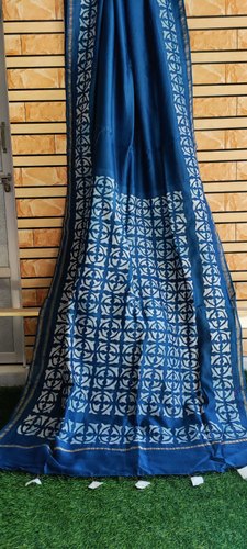 Pure Chanderi Silk Sarees, For Easy Wash, Dry Cleaning, Anti-Wrinkle, Width : 5.5 Meter, 6 Meter