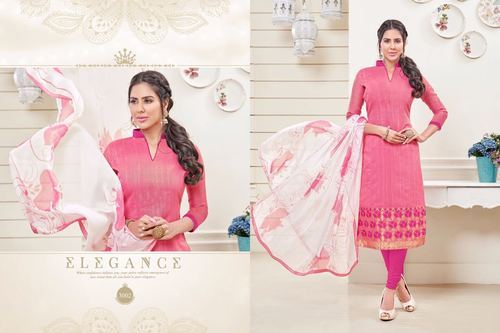 Banarasi Jacquard Salwar Kameez, Occasion : Casual