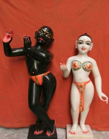 Multicolor Radha Krishna Idol