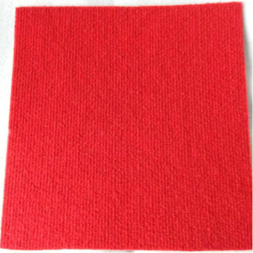 Plain Non Woven Carpet, Color : Red